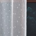 Firanka fantazyjna z ołowianką, wys.330cm, kolor biały 000163