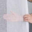 Firanka biała fantazyjna z ołowianką wys.290cm 015597