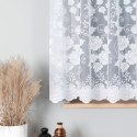 Firanka biała żakardowa po całości, wys. 160cm 023006