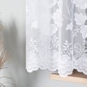 Firanka biała żakardowa po całości, wys. 160cm 023006