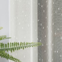 Firanka fantazyjna z ołowianką wys.330cm kolor kremowy 000163
