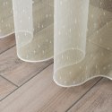 Firanka fantazyjna z ołowianką wys.330cm kolor kremowy 000163
