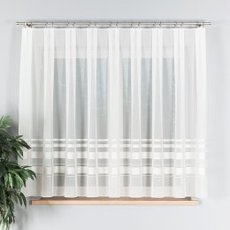 Firanka kremowa fantazyjna z ołowianką wys.160cm 000762