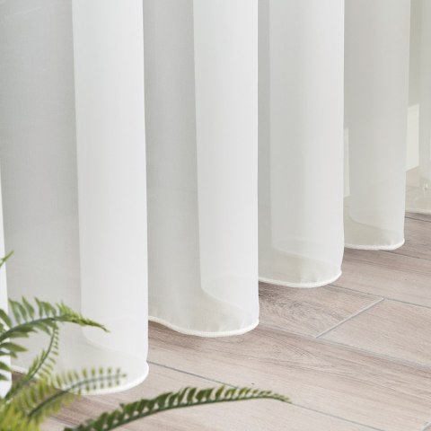 Firanka kremowa fantazyjna z ołowianką wys.300cm 031671 Firanka kremowa fantazyjna z ołowianką wys.300cm 031671