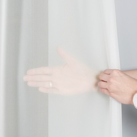 Firanka kremowa fantazyjna z ołowianką wys.300cm 031671 Firanka kremowa fantazyjna z ołowianką wys.300cm 031671