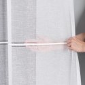 Firanka biała fantazyjna z ołowianką z błyskiem wys.300cm 016963