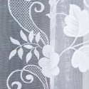Firanka biała żakardowa po całości, wys. 180cm 023006