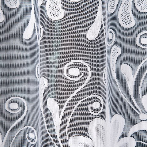 KASJANA Firanka gotowa, 160x320cm, kolor biały 007003 KASJANA Firanka gotowa, 160x320cm, kolor biały 007003