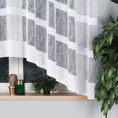 WIKTORIA Firanka gotowa, 160x310cm, kolor biały 018352 WIKTORIA Firanka gotowa, 160x310cm, kolor biały 018352
