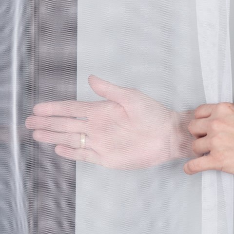 Firanka biała fantazyjna z ołowianką wys.315cm 00002 Firanka biała fantazyjna z ołowianką wys.315cm 00002