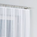 Firanka biała żakardowa pasowa wys.160cm 018601
