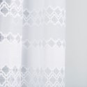 FILOMENA Firanka biała żakardowa pasowa, wys. 150cm 018669
