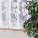 Firanka biała żakardowa po całości, wys. 150cm 023006