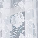 Firanka biała żakardowa po całości, wys. 150cm 023006