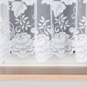 Firanka biała żakardowa po całości, wys. 150cm 023006