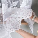 Firanka biała żakardowa po całości, wys. 150cm 023006