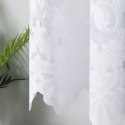 LUDWIKA Firanka biała żakardowa po całości, wys.130cm 023092