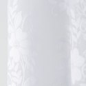 LUDWIKA Firanka biała żakardowa po całości, wys.130cm 023092
