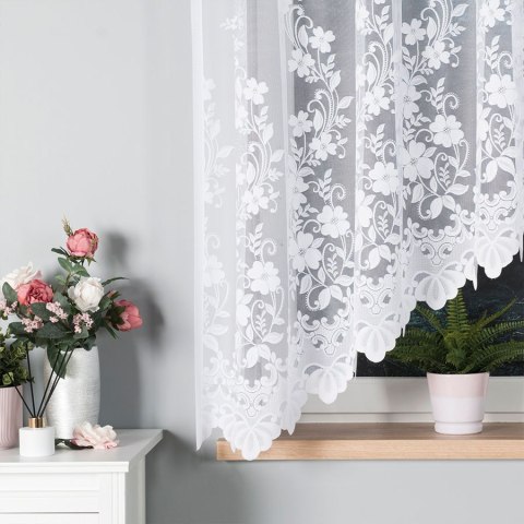 LUDWIKA Firanka gotowa, 160x310cm, kolor biały 023092 LUDWIKA Firanka gotowa, 160x310cm, kolor biały 023092