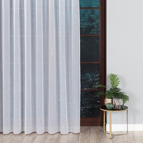 Firanka biała fantazyjna z ołowianką wys.300cm 283004 Firanka biała fantazyjna z ołowianką wys.300cm 283004