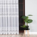 Firanka biała żakardowa pasowa wys.250cm 004465