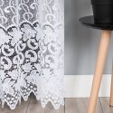 Firanka biała żakardowa pasowa wys.250cm 004465