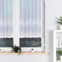 Firanka biała żakardowa pasowa wys.110cm 023297