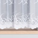 Firanka biała żakardowa pasowa wys.160cm 023297