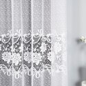 DEMETRIA Firanka biała żakardowa pasowa wys.200cm 017480