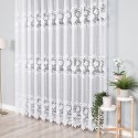 DEMETRIA Firanka biała żakardowa pasowa wys.200cm 017480