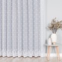 KAROLINA Firanka biała żakardowa po całości, wys.250cm 054160