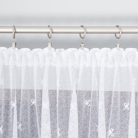 KAROLINA Firanka biała żakardowa po całości, wys.250cm 054160