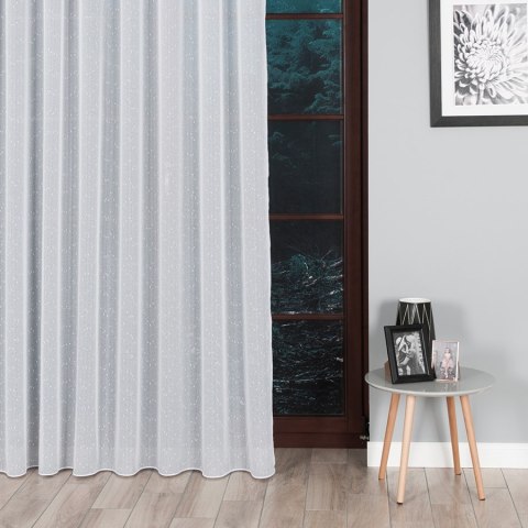 Firanka fantazyjna z ołowianką wys.330cm, kolor 003 biały 146000 Firanka fantazyjna z ołowianką wys.330cm, kolor 003 biały 146000