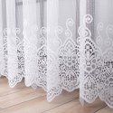 Firanka biała żakardowa pasowa wys. 250cm 018495