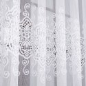 Firanka biała żakardowa pasowa wys. 250cm 018495