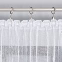 Firanka biała żakardowa pasowa wys. 250cm 018495