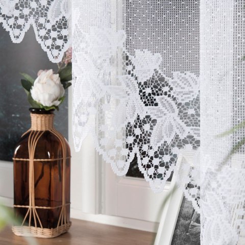 HERNANI Firanka gotowa, 160x310cm, kolor biały 004465 HERNANI Firanka gotowa, 160x310cm, kolor biały 004465