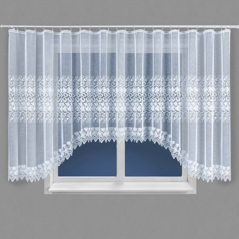 HERNANI Firanka gotowa, 160x410cm, kolor biały 004465 HERNANI Firanka gotowa, 160x410cm, kolor biały 004465