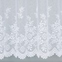 Zazdrostka biała żakardowa po całości, wys.90cm, Karolina 054160