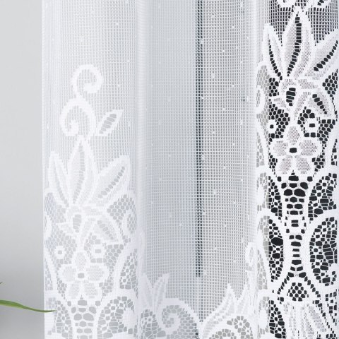 BERENIKA Firanka gotowa, 160x300cm, kolor biały, 004304 BERENIKA Firanka gotowa, 160x300cm, kolor biały, 004304