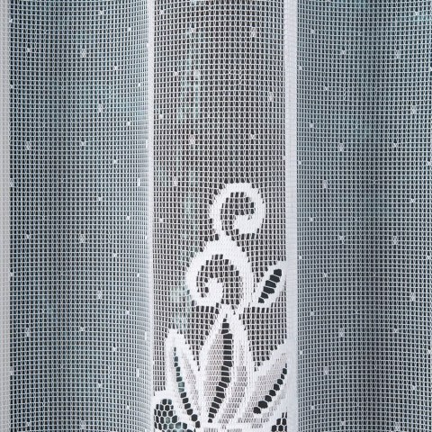 BERENIKA Firanka gotowa, 160x300cm, kolor biały, 004304 BERENIKA Firanka gotowa, 160x300cm, kolor biały, 004304