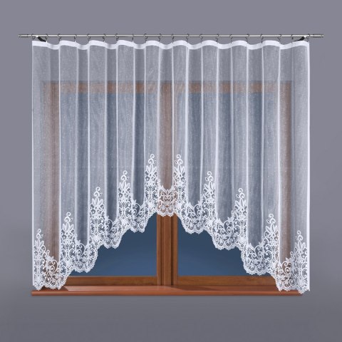 BERENIKA Firanka gotowa, 180x300cm, kolor biały 004304 BERENIKA Firanka gotowa, 180x300cm, kolor biały 004304