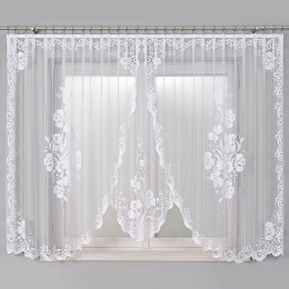 FUKSJA Firanka gotowa, 160x400cm, kolor biały 007735