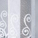 Firanka biała żakardowa pasowa wys. 150cm 018495