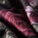 MORENA Tkanina na zasłony VELVET, 150cm, kolor biały czarny D00022