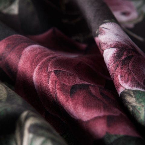 MORENA Tkanina na zasłony VELVET, 150cm, kolor biały czarny D00022 MORENA Tkanina na zasłony VELVET, 150cm, kolor biały czarny D00022