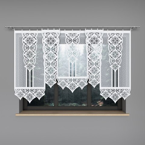 KLAUDIA Panel żakardowy gotowy, 140x60cm, kolor biały 001331 KLAUDIA Panel żakardowy gotowy, 140x60cm, kolor biały 001331