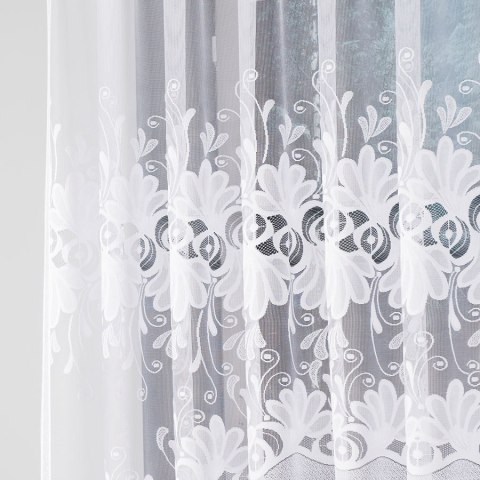 KASJANA Firanka gotowa, 160x500 cm, kolor biały 007003 KASJANA Firanka gotowa, 160x500 cm, kolor biały 007003