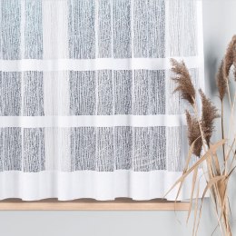WIKTORIA Firanka biała żakardowa gotowa na prosto, 160x410cm, kolor biały 018352