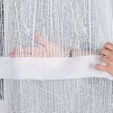 WIKTORIA Firanka biała żakardowa gotowa na prosto, 160x410cm, kolor biały 018352